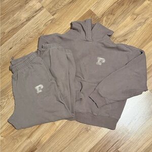 PINK Victoria's Secret Tan Lounge Set